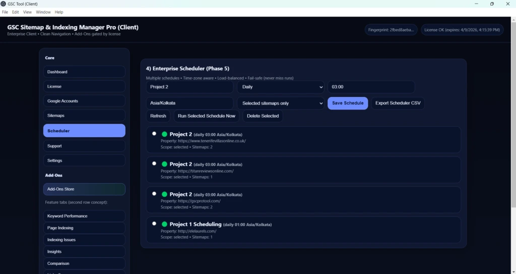 Bulk sitemap submission SEO use cases
