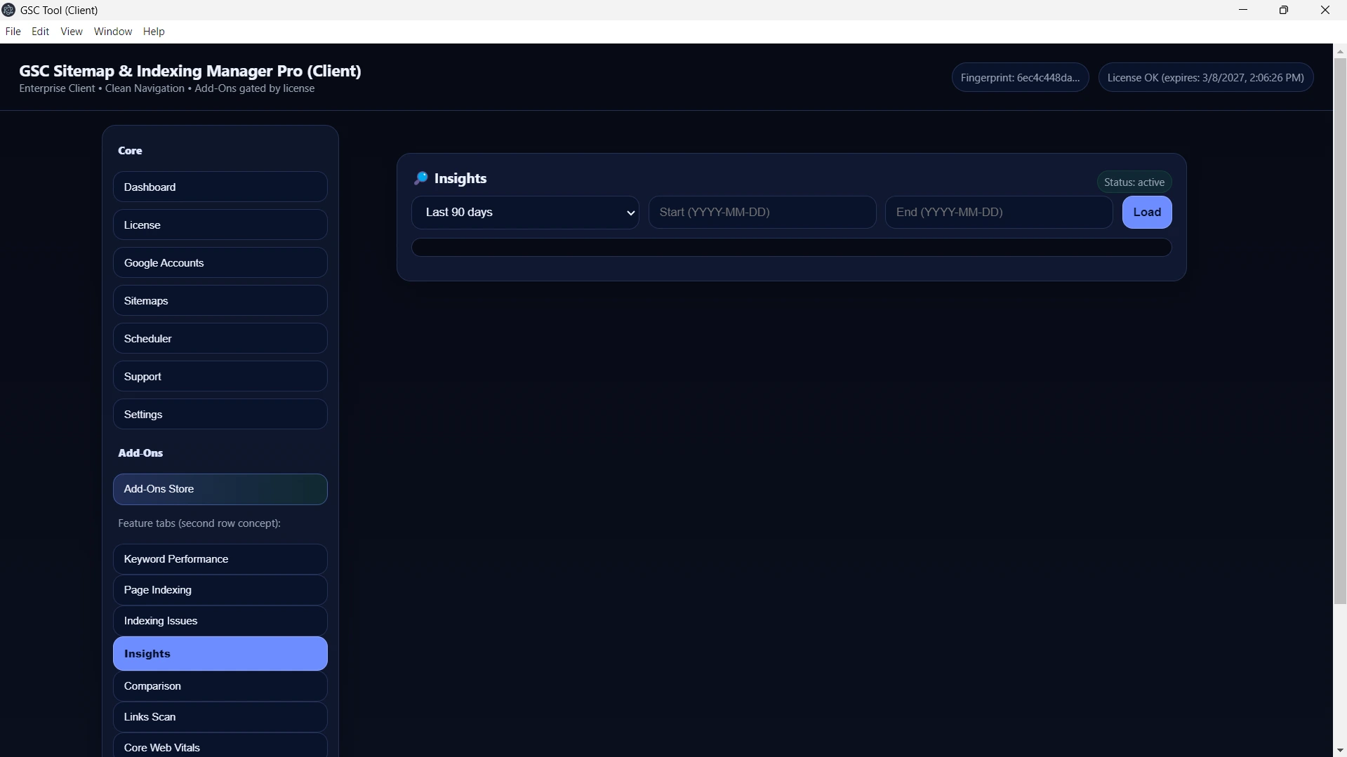Bulk Export Search Console Data