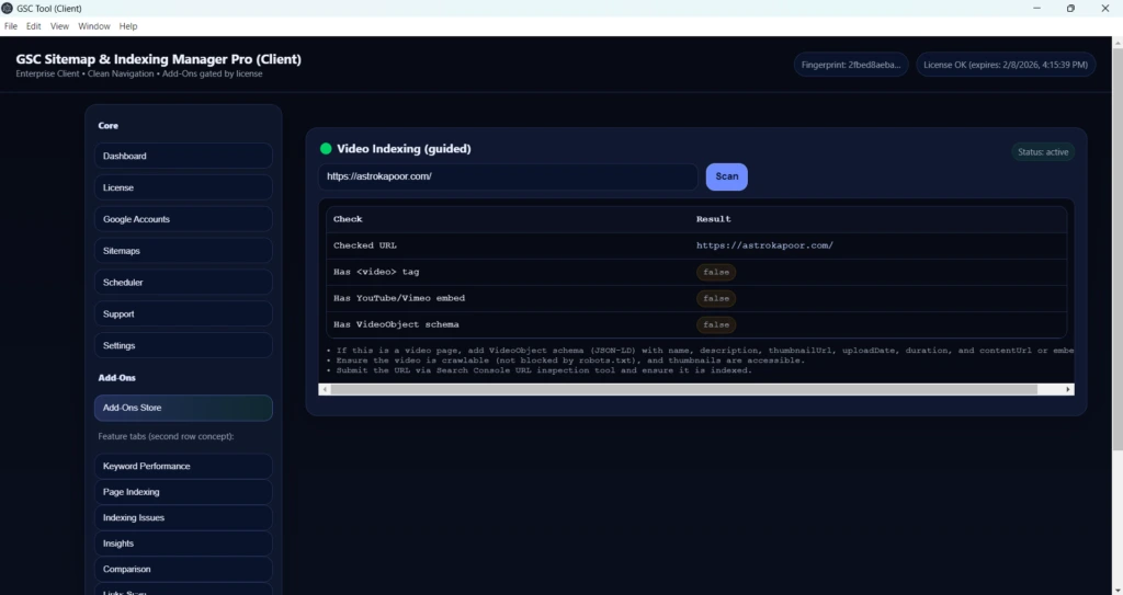 SEO Dashboard