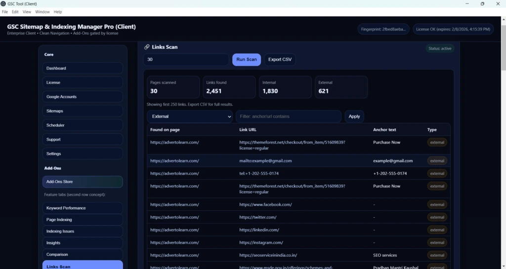 GSCProTool SEO Workflow Feature