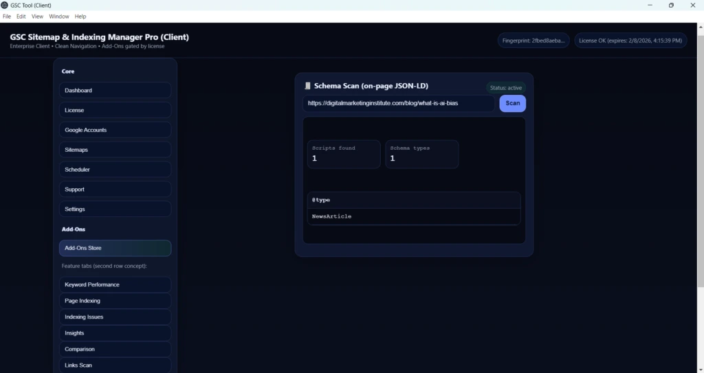 GSCProTool Search Console Automation