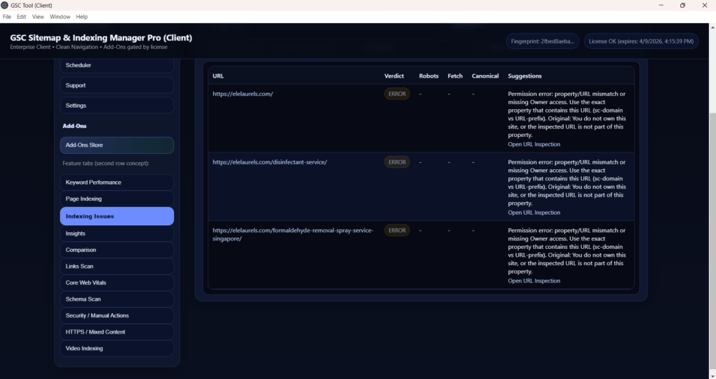 Google-Crawl-Report-Crawl-Error-Detection
