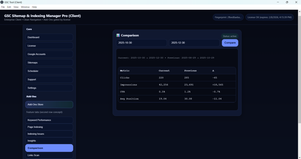 google search console keyword research tool