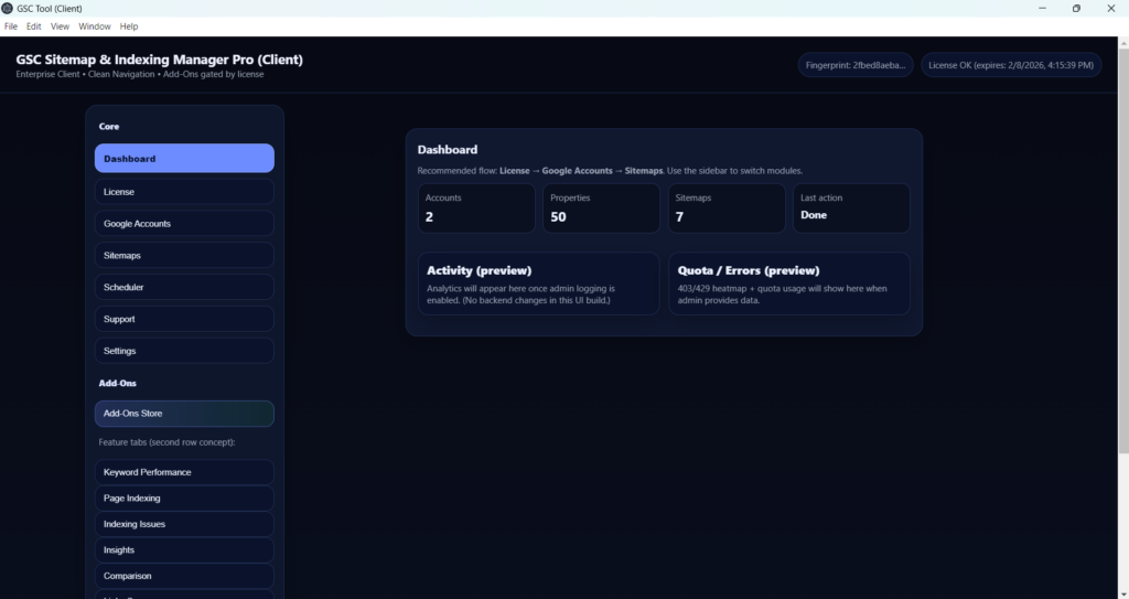 google search console seo audit tool