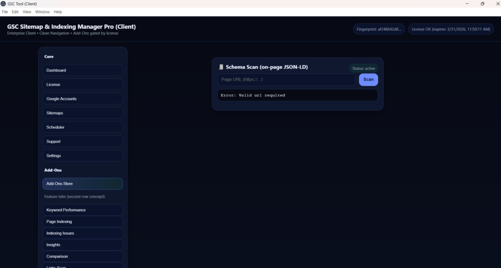 Advanced Schema Markup Tester Tool Integrated with GSC